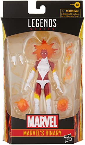 Marvel Rd-Rs270107 Legends Series - Figura De Binary De 15 Cm - Con Diseño Premium Y 6 Accesorios, Color