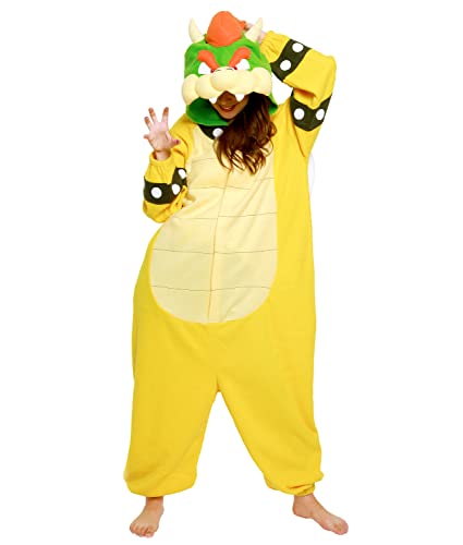 Mario Bros - Costume Da Bowser Kigurumi, Costume Da Mario Bowser E Pigiama Koopa