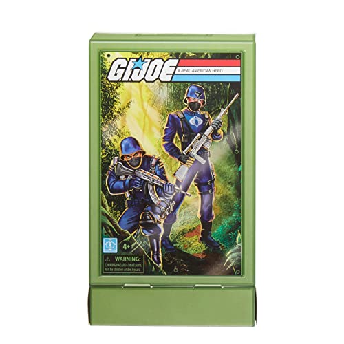 Hasbro - Blister Con 2 Figure Officer + Cobra Gi Joe 9 Cm Bambole Azione, Multicolore (133746)
