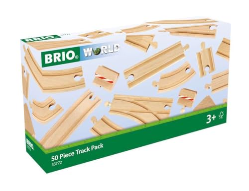 Brio 4433772 - Set Binari, 50 Pezzi