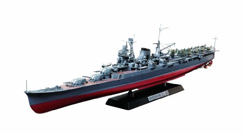 Tamiya 300078021 - Modellino Di Nave Da Guerra Incrociatore Portaerei Giapponese Mogami, Ii Guerra Mondiale, In Scala 1:350