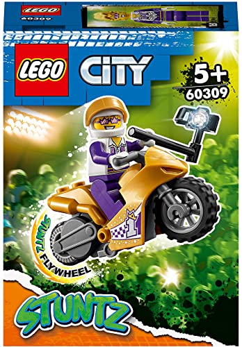 Lego City Stuntz Stunt Bike Dei Selfie, Moto Giocattolo Con Funzione “Carica E Vai”, Idea Regalo Per Bambini Dai 5 Anni, 60309