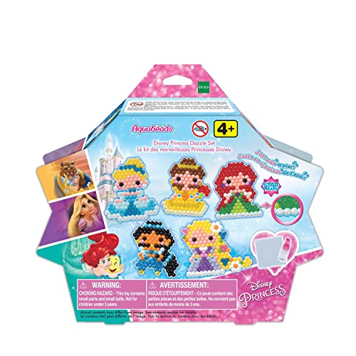 Aquabeads 31606 Disney Princess Dazzle Set Da Gioco, Plastica,A Forma Di Stella, Multicolore