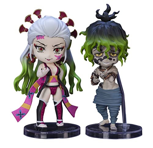 Bandai Tamashii Nations Demon Slayer - Daki & Gyutaro - Pack 2 Figurines Figuarts Mini 9Cm
