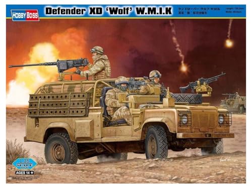 Hobby Boss 1/35 Modellino Auto Land Rover Defender Xd 'Wolf' W.M