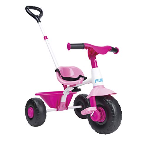 Feber 800012811 Baby Trike Pink - Triciclo Per Ragazzi E Ragazze Da 1 A 3 Anni, Rosa