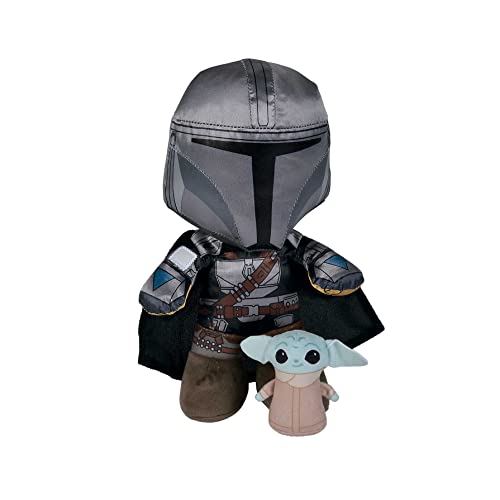 Simba - Peluche Disney Mandalorian Cm 25 E The Child Cm 7, 6315875806, 0 Mesi, Multicolore