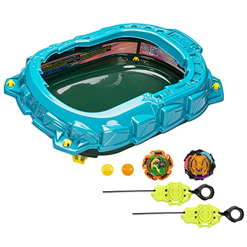 Beyblade Burst Quadstrike, Set Da Battaglia Light Ignite Con Arena Beyblade
