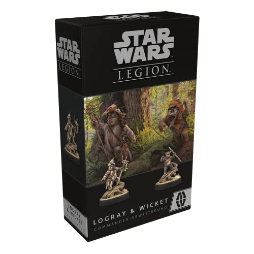 Atomic Mass Games- Star Wars Legion – Logray & Wicket Gioco, Colore Multi-Colored, Medium, Ffgd4706