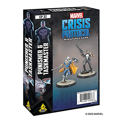 Atomic Mass Games - Marvel Crisis Protocol: Character Pack: Marvel Crisis Protocol: Punisher And Taskmaster - Miniature Game