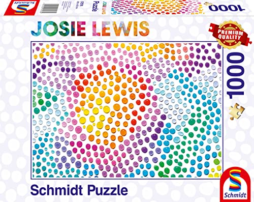 Schmidt Spiele 57576 Josie Lewis, Con Bolle Di Sapone Colorate, Puzzle Da 1000 Pezzi, Normale