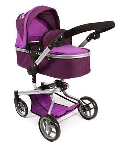 Bayer Chic 2000, – Grande Carrozzina Yolo Per Bambole Combinato 2 In 1, Per Bambini Dai 3 Anni