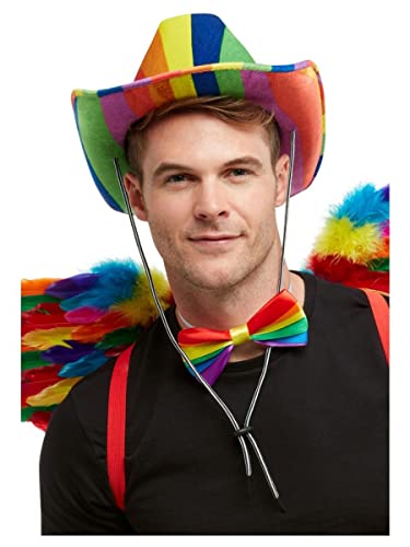 Rainbow Stetson Hat, Multi-Coloured