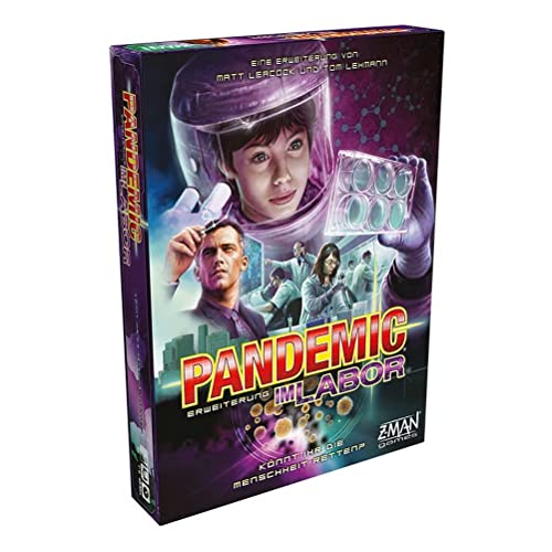 Zman | Pandemic - In Laboratorio | Espansione | Gioco Da Tavolo | 1-6 Giocatori | Dai 8+ Anni | 40+ Minuti | Tedesco