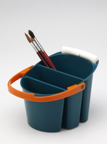 Mijello 49003 - Pennello Secchio D'Acqua, 3 Vaschette D'Acqua, 2 L