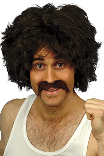 Retro Wig And Tash