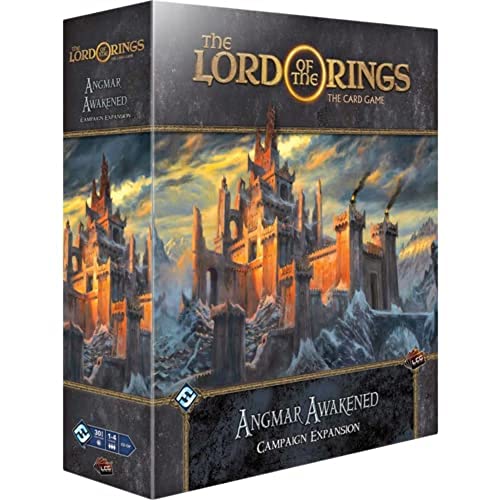 Fantasy Flight Games | Angmar Awakened Campaign Expansion: Lord Of The Rings Lcg | Gioco Di Carte | Età 14+ | 1-4 Giocatori | 30-120 Minuti Tempo Di G