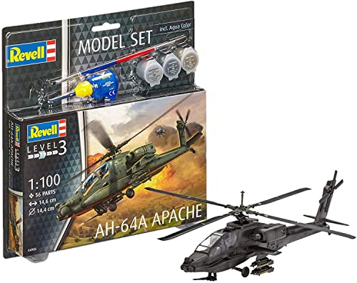 Revell Gmbh 64985 Ah-64 A Apache Model Set