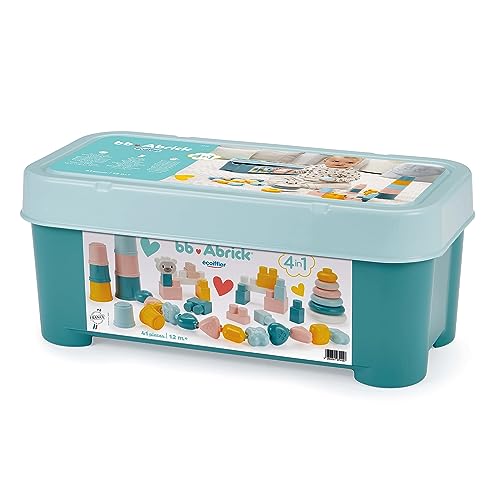Ecoiffier- Cofanetto Bb Abrick 4 In 1, Colore Pastello, Small, 7915