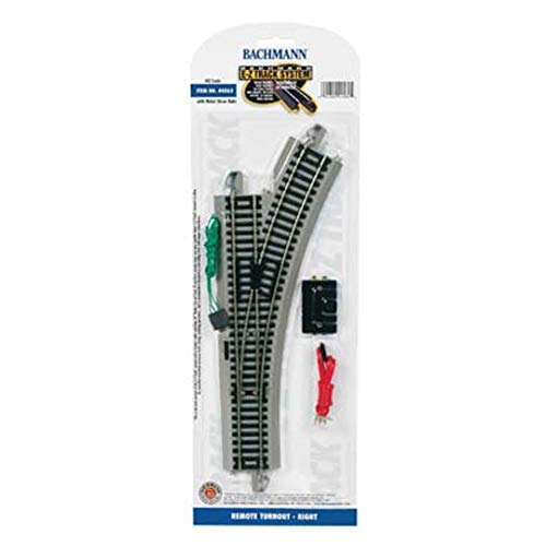 Bachmann Trains Snap-Fit E-Z Track Remote Turnout – Right
