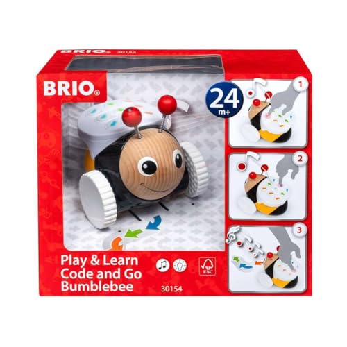 Brio 30154 Bombo Code & Go!, Gioco Educativo, Età Raccomandata 12+ Mesi
