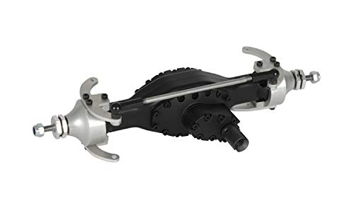 Carson 500907267-Asse Anteriore Azionato Blocco, Rc Truck, Ricambio, Parti Di Tuning, Accessori, Modellismo, Scala 1:14, Colore Nero, 500907267