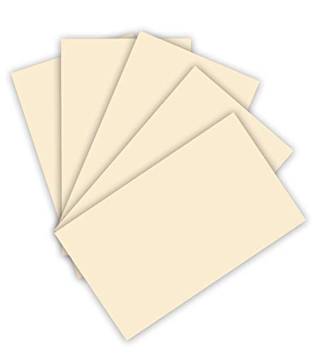 Folia 130 G/M², Carta Colorata In Beige, Din A3, 50 Fogli, Come Base Per Numerosi Lavori Di Bricolage, 6308