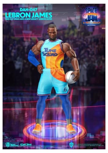 Beast Kingdom Toys Space Jam: A New Legacy Figurine Dynamic Action Heroes 1/9 Lebron James 20 Cm