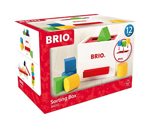 Brio- Scatola A Forme Bianca, Colore, S, 30250