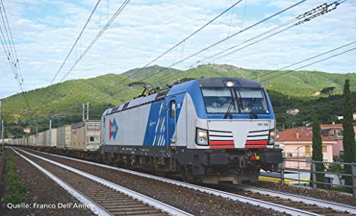 Piko-E- Lok Br 191.1 Inrail Vi + Dss Plux22, Colore Bianco/Blu, 59596