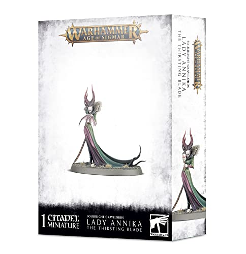 Games Workshop Warhammer Aos - Soulblight Gravelords Lady Annika Il Lama Assetata