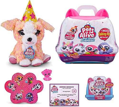 Pets Alive 9523G Shop Puppy Surprise, Giocattolo Interattivo Per Animali Domestici Con Pronuncia E Ripetizione Elettronica (La Confezione Può Variare)