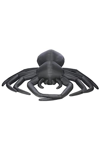 Smiffys Ragno Gonfiabile Gigante Da Esterno, 2,70 M, Con Ventola, Corde E Adattatore. Uk Spina