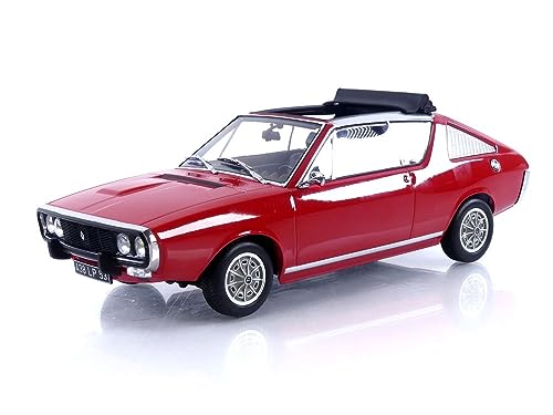 Norev Nv185371 1:18 17 Gordini Découvrable 1975-Red Renault Modello Da Collezione, Multi