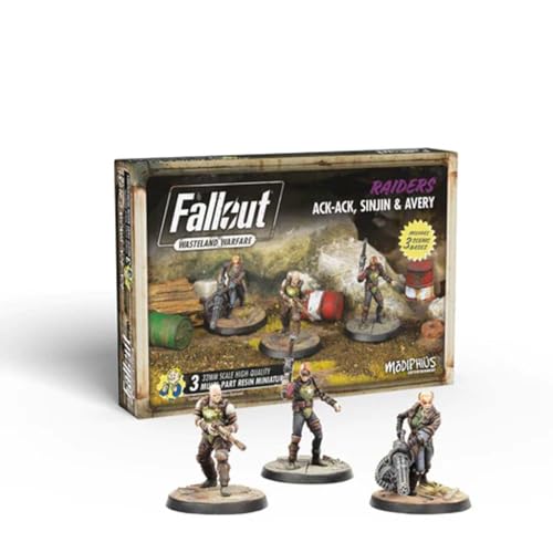 Modiphius Fallout Wasteland Warfare Ack Ack, Sinjin & Avery