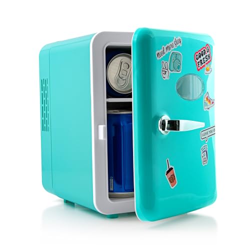 Canal Toys Hangouts So Chill-Mini Frigo Per Giocatori, Studenti, Casa, Auto, Viaggi E Altro Ancora, Alimentazione Usb, Adesivi Inclusi, 4 L/6 Lattine,
