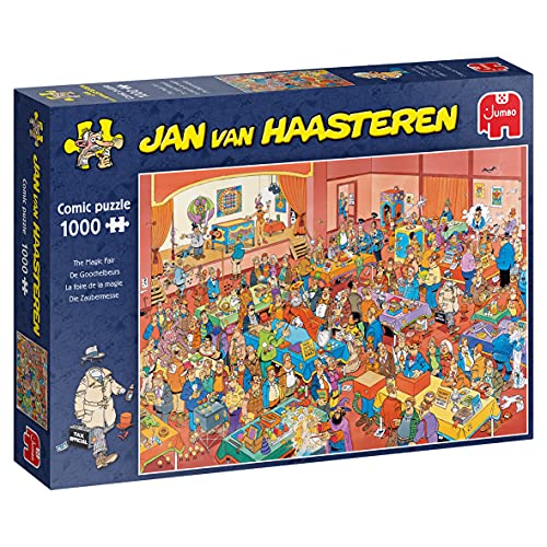 Jumbo- The Magic Fair 1000 Pcs Jigsaw Puzzle, Colore Multi Kleuren, 19072