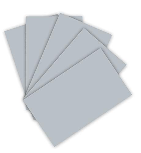 Folia 6360 - Carta Da 130 G/M², In Argento, Din A3, 50 Fogli, Ideale Come Base Per Numerosi Lavori Di Bricolage