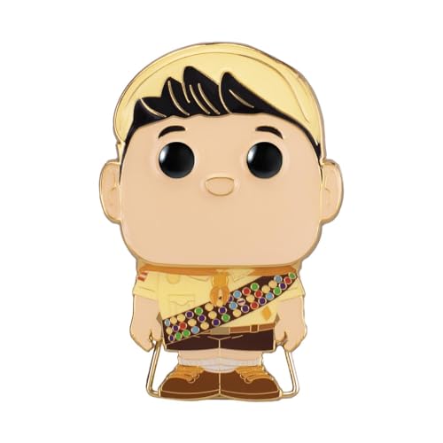 Funko Large Pop! Enamel Pin - Russell - Disney Pixar: Up - Russel Spille Smaltate - Spilla Da Collezione Carina - Per Gli Zaini & Borse - Idea Regalo 