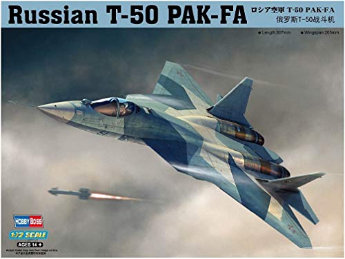 Hobby Boss 87257 - Modellino Cacciabombardiere Russo T-50 Pak-Fa In Scala 1:72