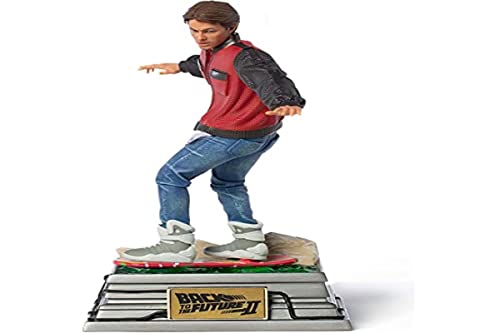 Iron Studios Back To The Future Ii Art Scale Statue 1/10 Marty Mcfly On Hoverboard