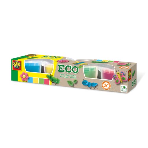 Ses-Creative 24911 - Plastilina Eco In 4 Colori