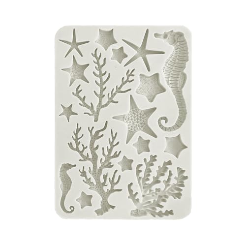 Stamperia Silicon Mold A5 – Sea Land Corals