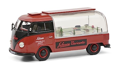 Schuco- Modellino Auto, Colore Rosso, Nero, Medium, 450916200