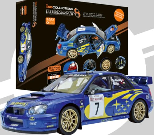 Ixo Collections 1:8 Ixo Subaru Impreza Rally Mc 2003 - Modellismo, Modello In Scala, Kit Di Modellismo Di Alta Qualità, Kit Di Modellismo, Funzione Lu