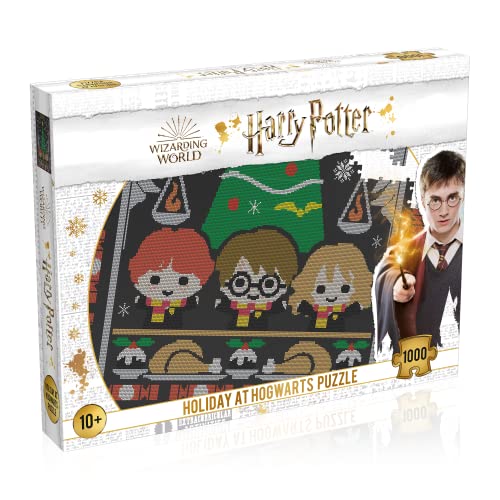 Winning Moves- Puzzle Di Harry Potter, Motivo: Vacanze In Polvere, 1000 Pezzi, Multicolore, Wm01535-Ml1-6