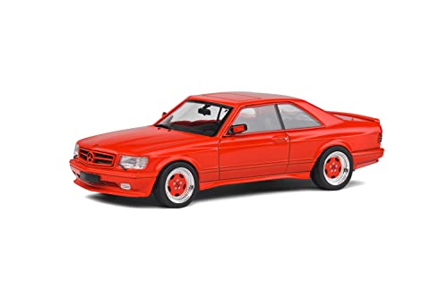 Solido- Mercedes 560 Sec Amg Wide Body Aucun 1:43 Mb Rosso, Colore, 1/43Ème, S4310902