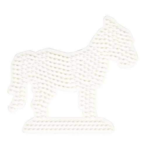Hama Pegboard - Piattaforma Di Gioco Per Fusti A Chiodino, A Forma Di Zebra/Cavallo
