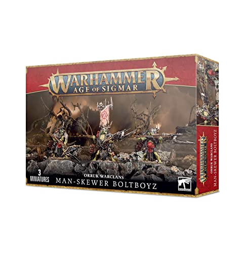 Games Workshop Warhammer Age Of Sigmar Orruk Warclans Uomo-Spiedo Boltboyz