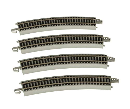 Bachmann Trains Snap-Fit E-Z Track 22 Radius Curved Track (4/Card)
